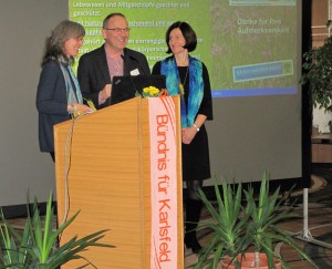 Dr.Christine Margraf, Marco Brandstetter und Mechthild Hofner (Foto: Jochen Seyboth)